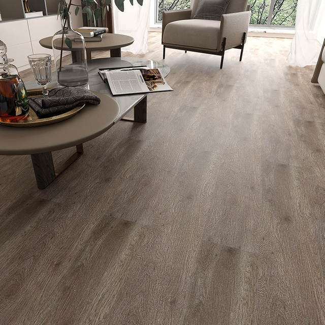 7&times;48'' พื้น LVT แบบมีกาวในตัว